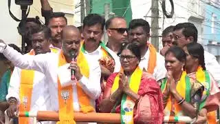 Live : Karimnagar Municipal corporation campaign in Division 45, 44, 13 #LotusInEveryDivision