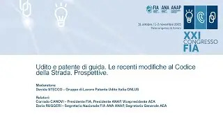 Udito e patente di guida. Le recenti modifiche al Codice della Strada. Prospettive.