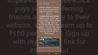 Easy way to earn money online in India | Rupee4Click 2h0qz | January 2021