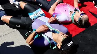 &Uacute;ltimos 400m de Infarto! Sprint Final Macarena SALAZAR & L&eacute;a RICCOBONI en el IRONMAN 70.3 Valdivia