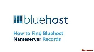 How to Find Bluehost Nameserver Records | Create a Wordpress Website by Bluehost Hosting