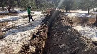 Prevent freezing Waterline installation strategy