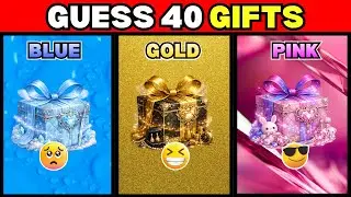 Choose Your Gift...! Blue, Gold or Pink 💗💙⭐️ 2 Good, 1 Bad 😱 #quiz #quizblitz  #chooseyourgift