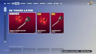 NEW! 28 Years Later Collab! (Fortnite Item Shop January 12th 2026)