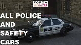 Forza Horizon 4 All 11 Police and Safety Lights Cars