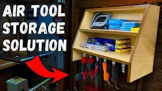 DIY Air Tool Storage Station / Nail Gun Organization