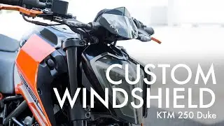 Custom Windshield | KTM 200 & 250 Duke