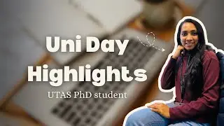 ඕස්ට්&zwj;රේලියවේ PhD Student කෙනෙක්ගේ ජිවිතයේ දවසක් | PhD student life | AMC UTAS