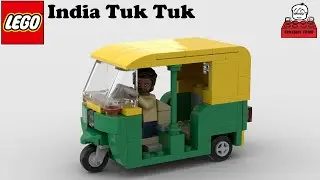 LEGO MOC #74/Урок №14 India Tuk Tuk लेगो इंडिया टुक टुक, инструкция по сборке включена