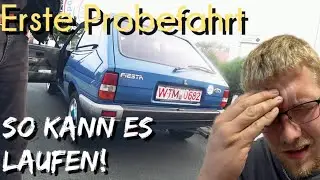 Voll PANNE: Heimwärts hinken im Ford Fiesta Mk2! (Nach 2km schon am Schieben xD)