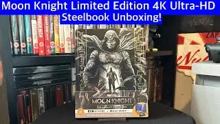 Moon Knight Limited Edition 4K Ultra HD Steelbook Unboxing!