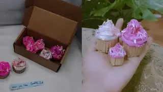DIY - How to make a cupcake 🧁 with cardboard  l cupcake craft ideas🤤 l by Five Minutes Art