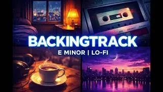 🎧 CHILL LO-FI HIP-HOP BACKING TRACK IN E MINOR (Em) - 85 BPM | RAINY DAY VIBES #backingtrackfull