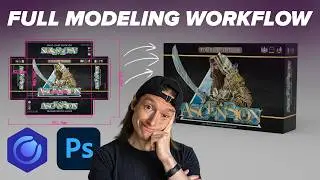 Полный рабочий процесс: упаковка 3D-настольной игры в Cinema 4D + Photoshop