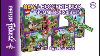 New LEGO Friends Jungle Summer 2020 Sets | LEGO Friends Jungle Sets 41421 41422 41423 41424