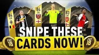 YOU NEED TO SNIPE THESE CARDS NOW! EASY PROFIT! FIFA 18 TRADING METHOD