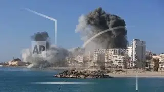 Israeli airstrikes pummel the southern Lebanese port city of Tyre