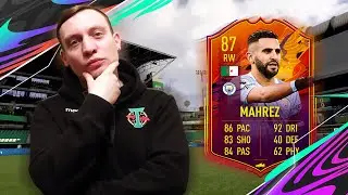 БОЛЬШОЙ ОБЗОР НА НОВУЮ КАРТОЧКУ RIYAD MAHREZ 87 | FIFA21