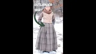 Outlander History Bounding: Sewing Claire&rsquo;s Mist and Stone Plaid Skirt #shorts