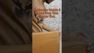 Multipurpose foldable and portable study table , Laptop desk #torche#unboxing #shorts #amazon