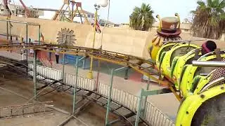 La Chenille Roller Coaster at Magic Land - Dakar, Senegal in West Africa POV - Wacky Worm Ride 2015