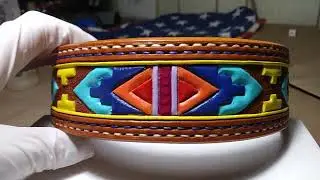 Leather dog collar for sale