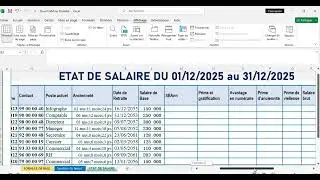 N°6#: Comment programmer l'état de salaire (Partie 1)
