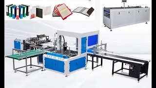 Automatic Hardcover Case Making Four Side Edge Forming Machine With Visual Positioning