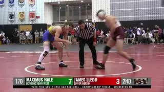 2019 SE AAA final - 170 - Maximus Hale (Downingtown West) vs James Lledo (Lower Merion)