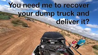 Rescue a dump-truck and ripping Valkyrie the Speed UTV off-road Wrecker