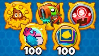 I Unlocked FIVE Achievements In ONE Game! (Bloons TD 6)