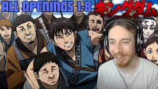 Kingdom ALL Openings (1-8) First Time Reaction
