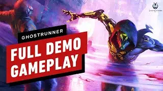 GHOSTRUNNER Full Demo Game-play | It's Epic!!