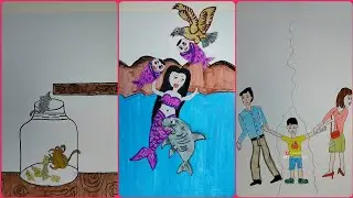 Satisfying creative art ideas / deep meaning videos /Story compilation #art #animasyon #&ccedil;izgifilm