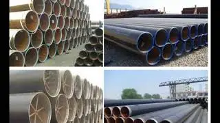 Steel pipes---LSAW pipe.