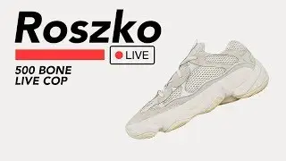 🔴 Live Cop: Yeezy 500 Bone White