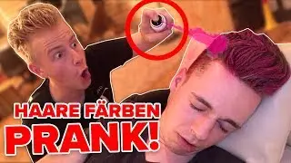 HAARE PINK FÄRBEN PRANK !!! 😱 II RayFox