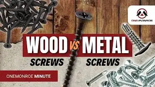 Wood Screws vs Metal Screws: Similarities and Differences
