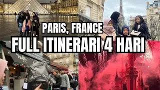 PARIS vlog 4D3N itinerary | What to do,where to go,halal food