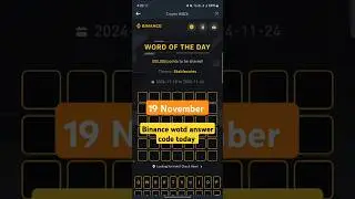 Theme Stablecoins WOTD | Binance Crypto WODL Answers Today | All Letters WOTD