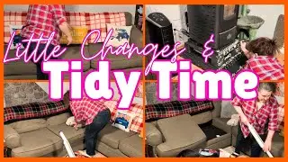 Clean with me living room and Simple Decor Changes