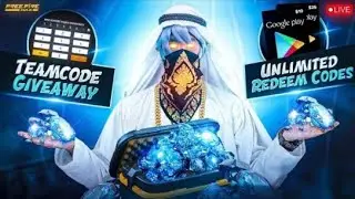 Free Fire Live 🔴 | Team Code Giveaway | First Come First Join 🔥