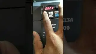 How to run drive through local mode #vfd #automation #shorts