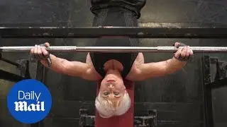 Bodybuilding grandmother Angela Graham flexes her guns