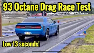 Dodge Challenger RT 1/4 Mile With 93 Octane Tune