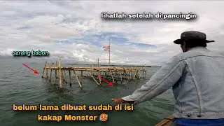 Ngeriihhh!! Bagan nya baru ternyata di isi barramundi besar 🥵
