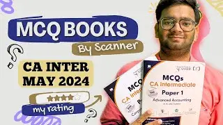 MCQ Books 📚 For CA inter May 2024 By Scanner | Unboxing + Review | Suchita Prakashan | Tushar Shinde