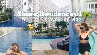 Staycation Vlog @ Shore Residences 1 MOA Pasay City 🌴🍹|| Miely Aguilar