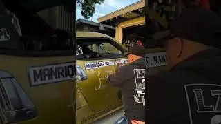 Bro understood the assignment | signing with an angle grinder