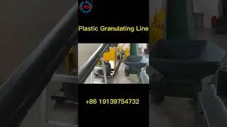 PP PE plastic granulating line | Plastic recycling machines for pelletizing plant
